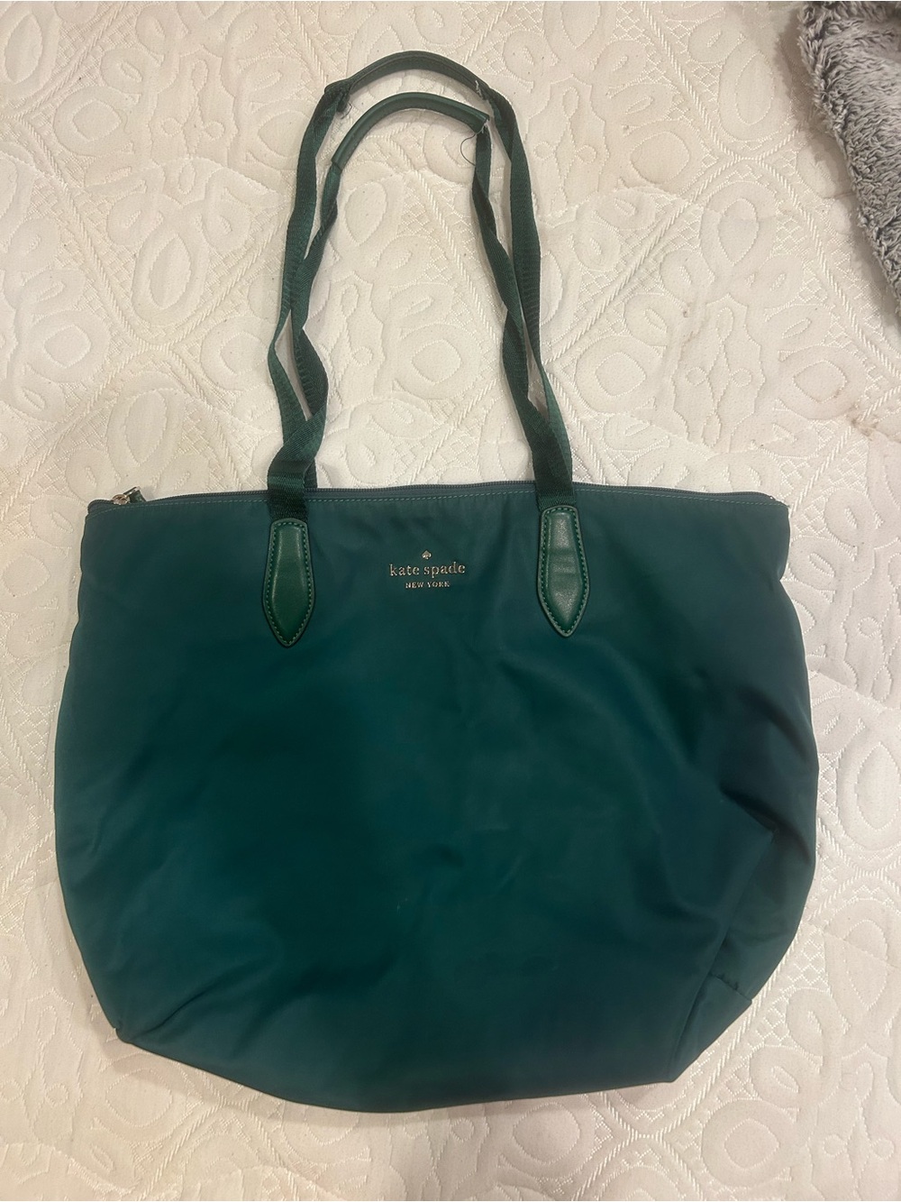 katspade Forest Green Tote Bag